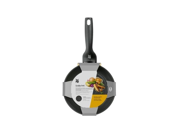 WMF 0744206021, Rund, All-bruk panne, Sort, Rustfritt stål, 400 °C, Rustfritt stål, Keramisk, Gass, Halogen, Induksjon