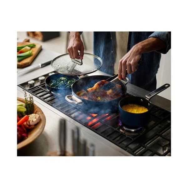 JOSEPH JOSEPH Space Non-Stick kastrull med lock och hopfällbart handtag 28cm Blå