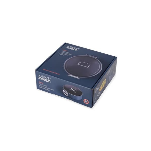 JOSEPH JOSEPH Space Non-Stick kastrull med lock och hopfällbart handtag 28cm Blå