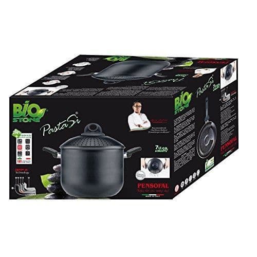 PENSOFAL, Biostone-serien, Pastasì 7 Litri kruka - 24 cm Svart Pensofal_PEN 8533-B