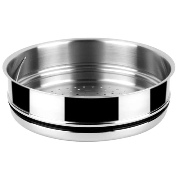 Induktionsångare 20 cm, ångkorg i rostfritt stål, lock av glas FAGOR Maxima Röd 801243