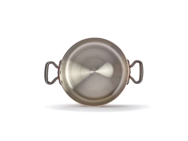de Buyer 6466.28, 8 l, Rund, Kobber, Kopper, Rustfritt stål, Støpejern