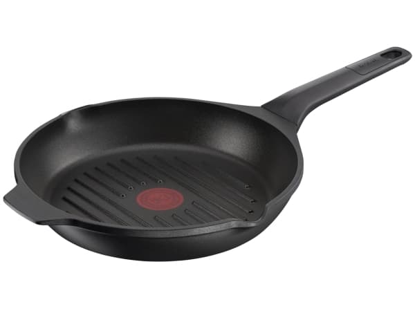Tefal E24940, Rund, Sort, Støpt aluminium, Titan, 4 person(er), Keramisk, Gass, Halogen, Induksjon, Forseglet Plate