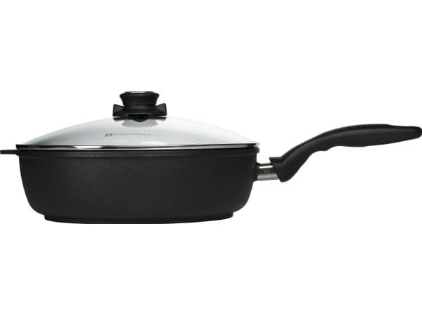 Swiss Diamond sauterpande 28 cm m/låg, induktion Sort