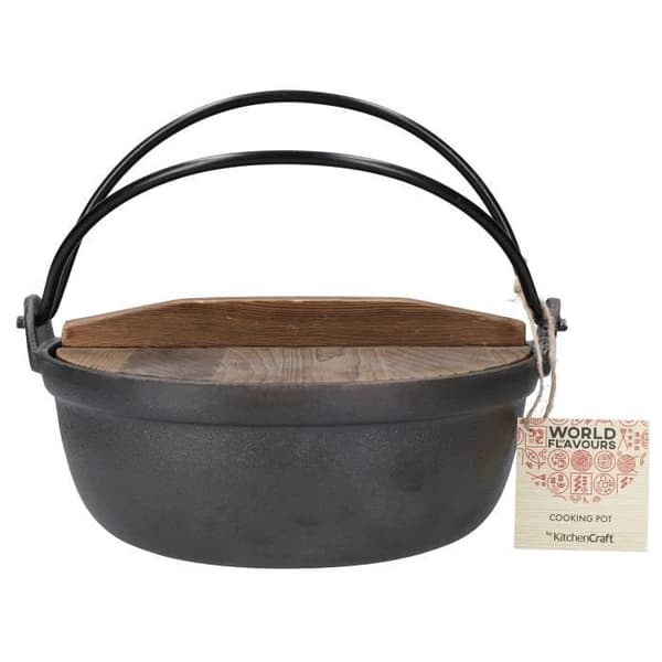 Japansk lagerkruka med trälock KitchenCraft