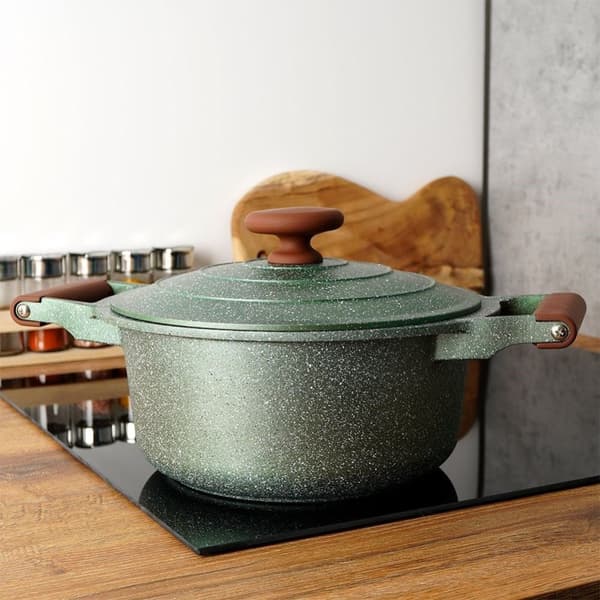 Granitgryta med lock OMEGA 24 cm 4,4 l
