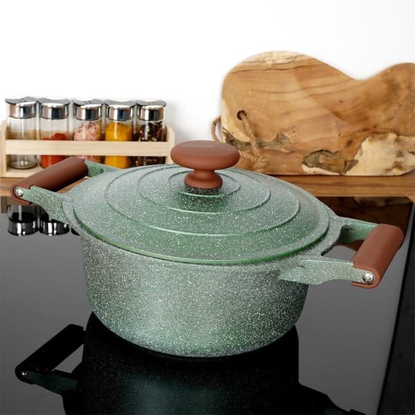 Granitgryta med lock OMEGA 24 cm 4,4 l