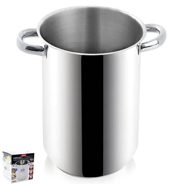 Hög kastrull i rostfritt stål för att laga skinka, sparris, pasta, skinkkokare, 3,2 l