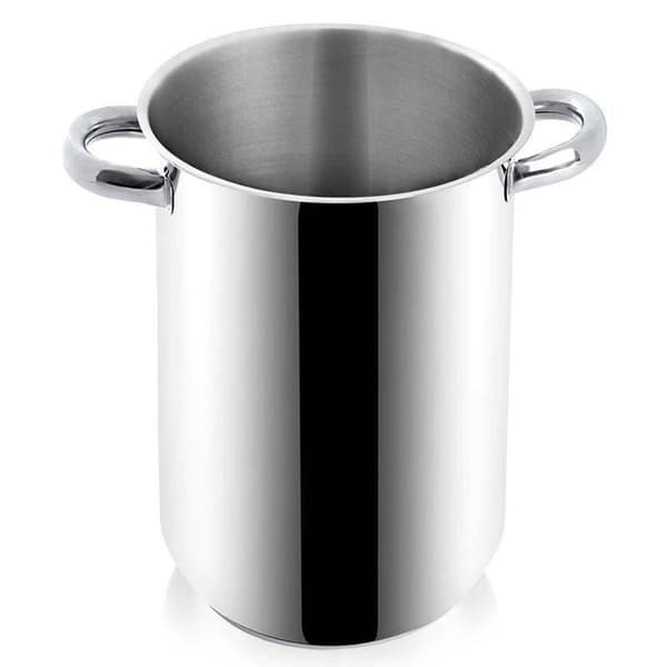 Hög kastrull i rostfritt stål för att laga skinka, sparris, pasta, skinkkokare, 3,2 l