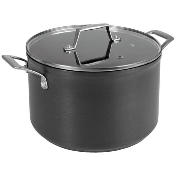 LACOR Stockpot med lock i anodiserad aluminium - Ø 24 cm