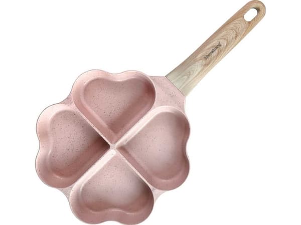 Klausberg Stekepanne MARMORPANNE FOR EGG MØNSTER 4 HJERTESNITT KLAUSBERG KB-7820