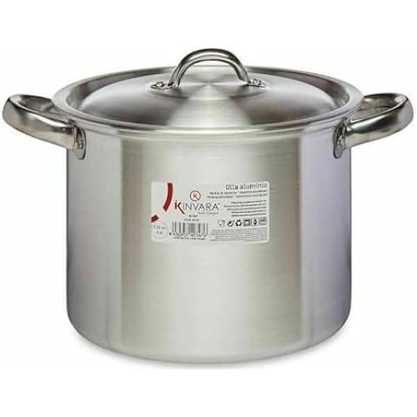 Stockpot - Kinvara - Standardmodell - Plast och aluminium - Ø 20 cm - Metallic Silver