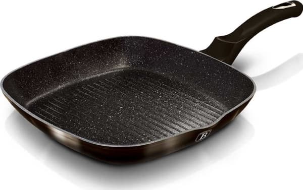 GRILLPANNER 28cm BERLINGER HAUS BH-6611 SHINY Sort