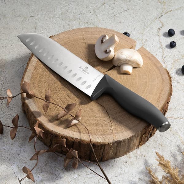 SÆT MED 5 KØKKENKNIVE MED BLADE BERLINGER HAUS BH-2940 ANTRACIT