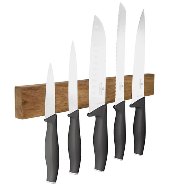 SÆT MED 5 KØKKENKNIVE MED BLADE BERLINGER HAUS BH-2940 ANTRACIT