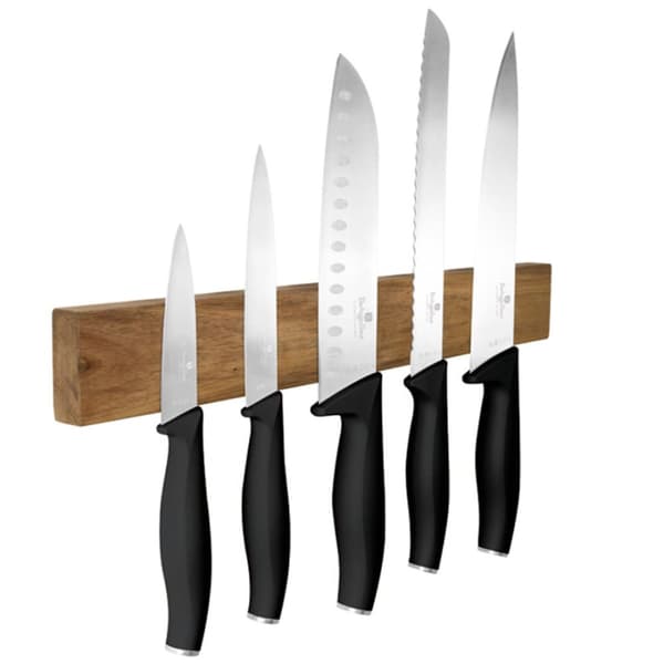 SÆT MED 5 KØKKENKNIVE MED BLADE BERLINGER HAUS BH-2943 MAT SORT