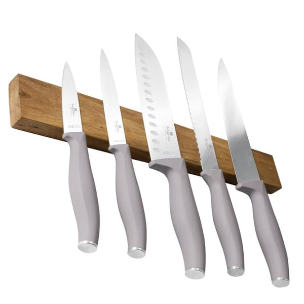 SÆT MED 5 KØKKENKNIVE MED BLADE BERLINGER HAUS BH-2946 TAUPE