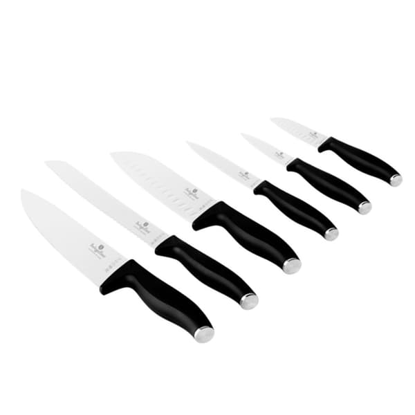 SET MED 6 KÖKSKNIVAR BERLINGER HAUS BH-2950 MATSVART