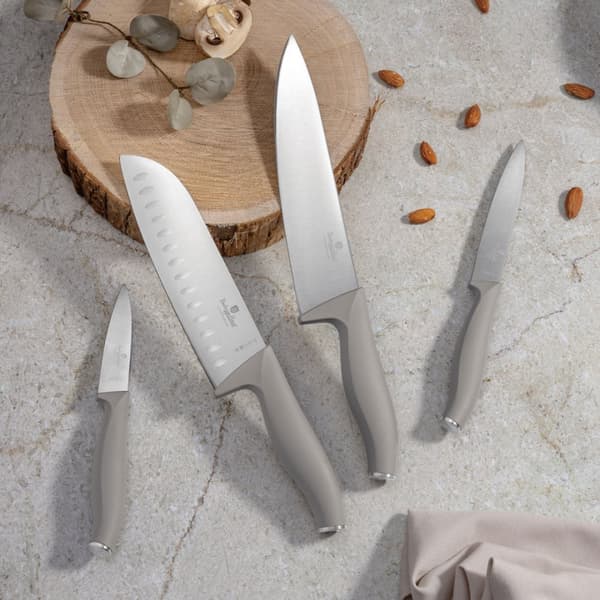 SÆT MED 4 KØKKENKNIVE BERLINGER HAUS BH-2960 TAUPE