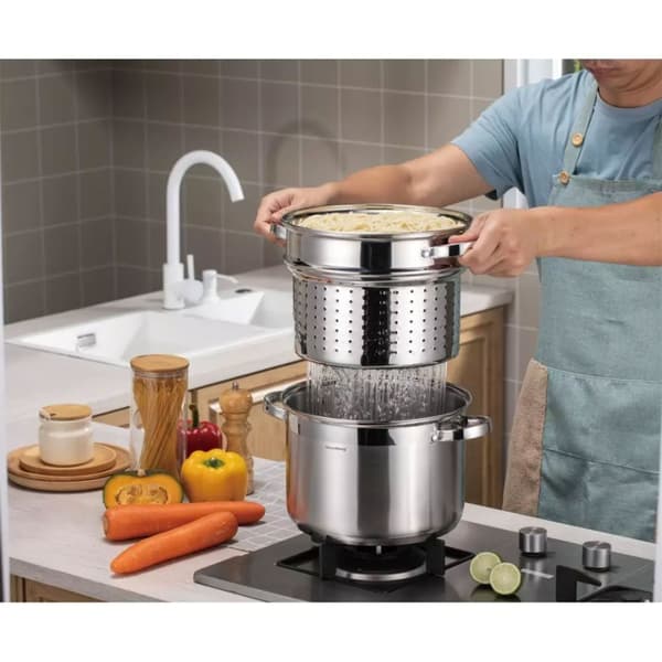 GRYTA 24cm 7,5L FÖR TILLAGNING PASTA KLAUSBERG KB-7738