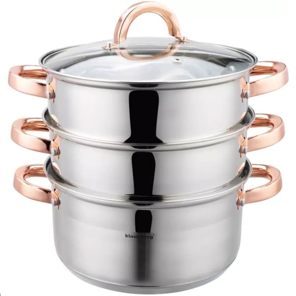KLAUSBERG HÖYRYPATU 4 KPL 24 cm KB-7735 ROSE GOLD