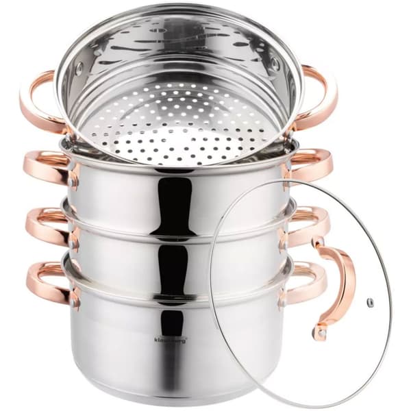 KLAUSBERG HÖYRYPATU 5 KPL 22 cm KB-7733 ROSE GOLD
