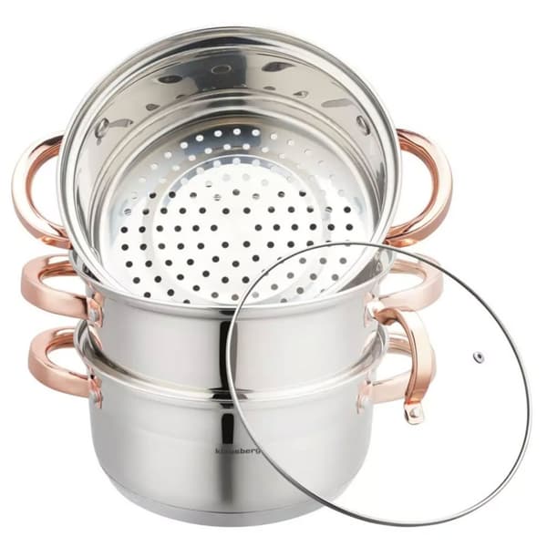 KLAUSBERG DAMPKRYDE 4 STK 20cm KB-7729 ROSE GULD
