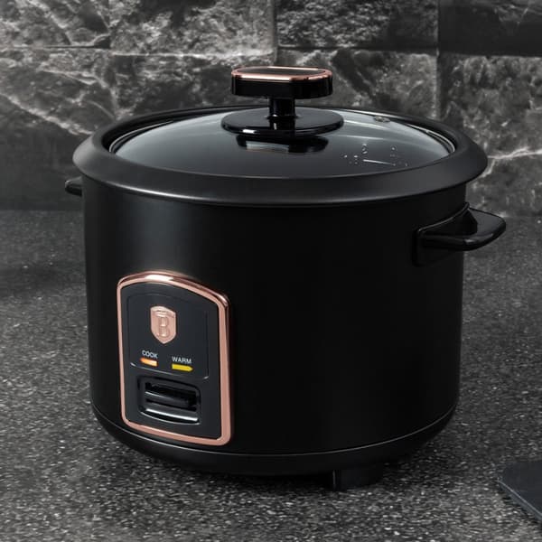 ELEKTRISK RISKUGGER 1,8L BERLINGER HAUS BH-9554 BLACK ROSE