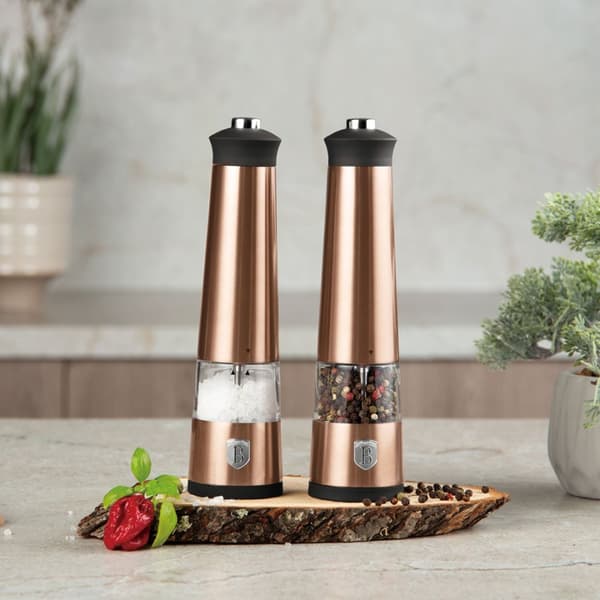 ELEKTRISKA PEPPAR OCH SALT KVARNAR BERLINGER HAUS BH-9500 ROSE GULD