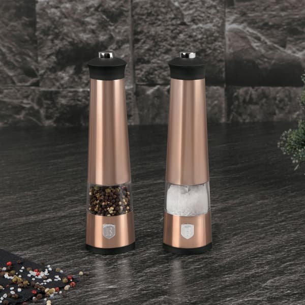 ELEKTRISKA PEPPAR OCH SALT KVARNAR BERLINGER HAUS BH-9500 ROSE GULD