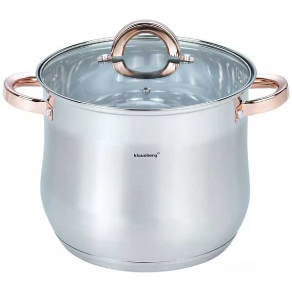 KLAUSBERG GASTRO GRYDE MED LÅG 22cm 7L KB-7792