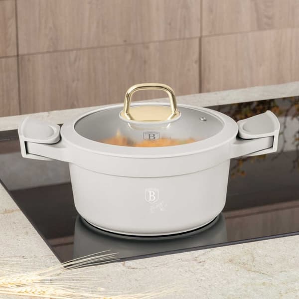 TITANIUM GRYDE MED LÅG 20cm BERLINGER HAUS BH-7786 SAHARA