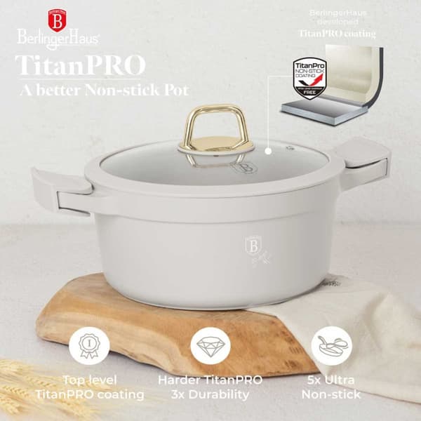 TITANKRUKA MED LOCK 28cm BERLINGER HAUS BH-7788 SAHARA