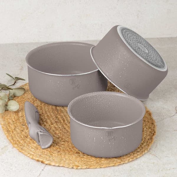 TITANIUM KRUTA SET 12 DELAR BERLINGER HAUS BH-8251 TAUPE