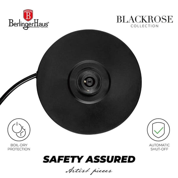 ELKEDEL 1,7L BERLINGER HAUS BH-9477 BLACK ROSE