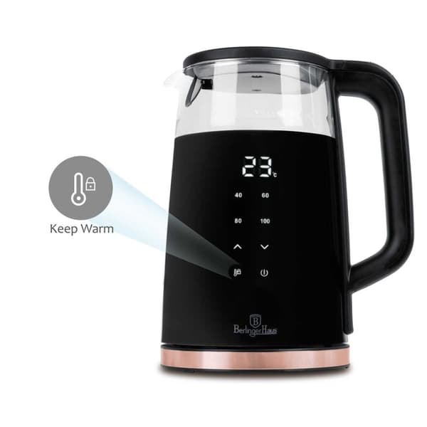 ELKEDEL 1,7L BERLINGER HAUS BH-9477 BLACK ROSE