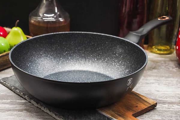 GRANIT WOK 30cm BERLINGER HAUS BLACK ROSE BH-6178