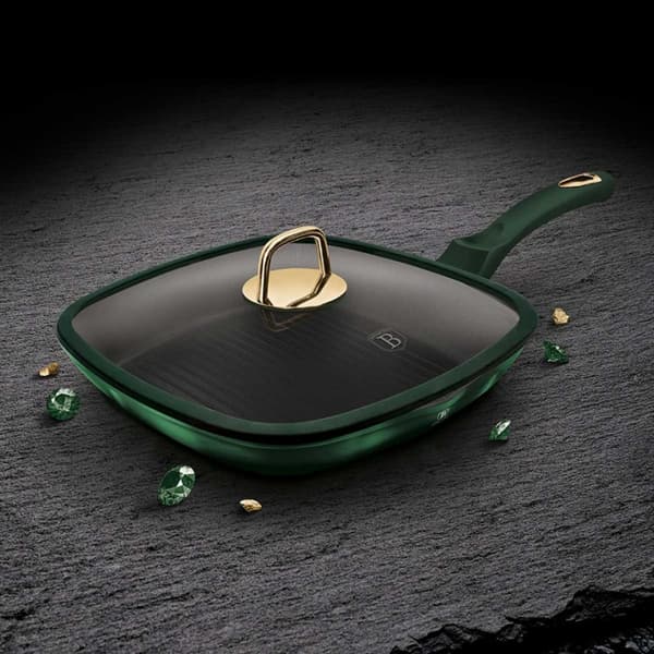 TITANIUM GRILLPANA BERLINGER HAUS 28cm BH-6051 EMERALD