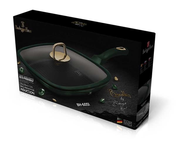 TITANIUM GRILLPANA BERLINGER HAUS 28cm BH-6051 EMERALD