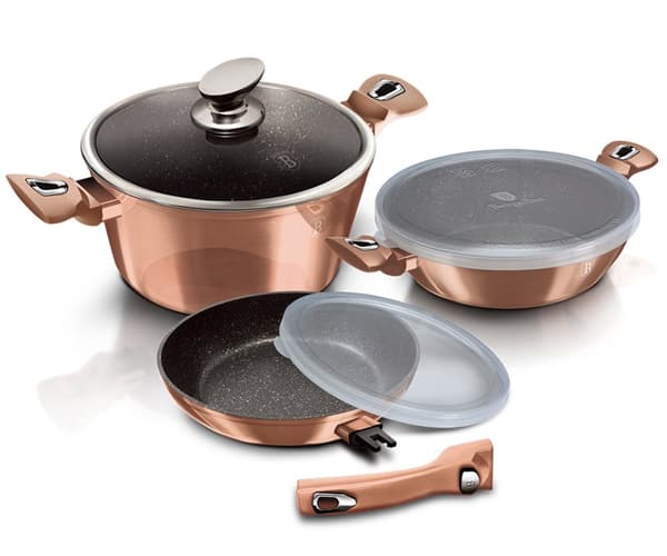 BERLINGER HAUS BH-7051 ROSEGULD GRANIT KRYTA SET