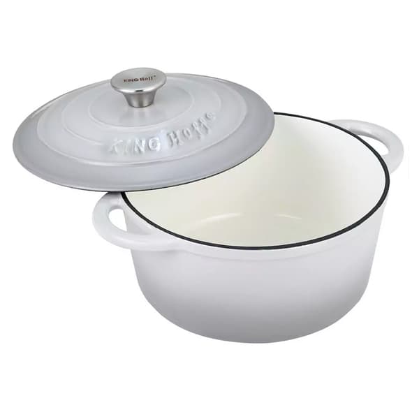 EMALERET STØBEJRNS GRYDE 21cm KINGHOFF KH-1520