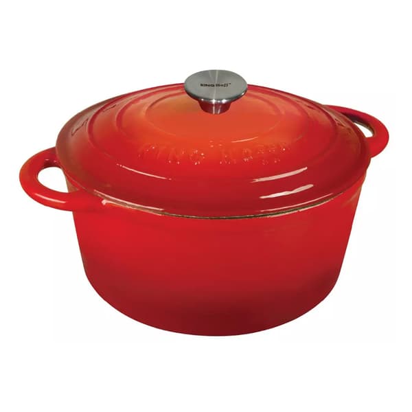 EMALERET STØBEJRNS GRYDE 24cm KINGHOFF KH-1529