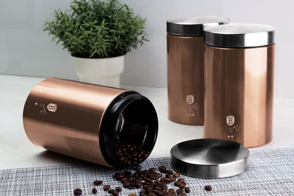 BRÖDSLÅDA MED BEHÅLLARSET BERLINGER HAUS BH-6730 ROSE GULD