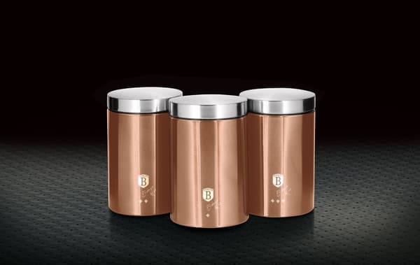 BRÖDSLÅDA MED BEHÅLLARSET BERLINGER HAUS BH-6730 ROSE GULD