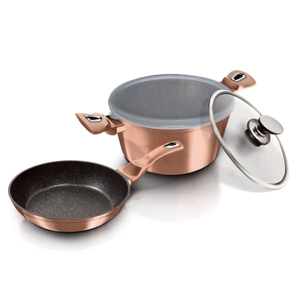 kattila ja paistinpannu BERLINGER HAUS BH-6200 ROSE GOLD