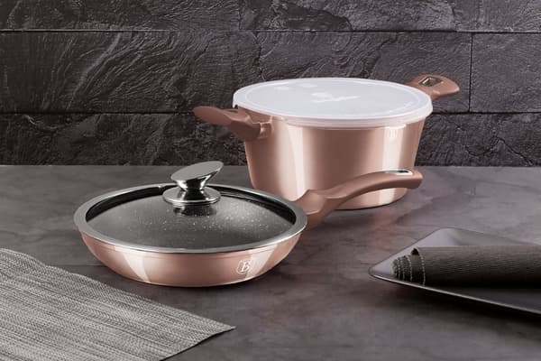 kattila ja paistinpannu BERLINGER HAUS BH-6200 ROSE GOLD