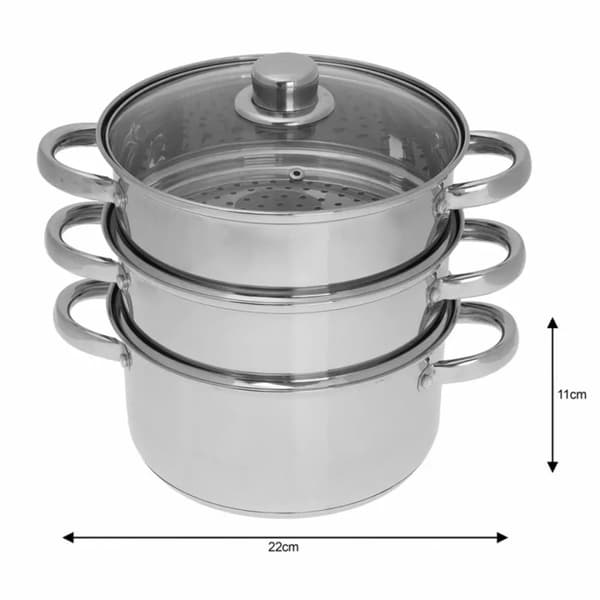KINGHOFF ÅNGGRÄTA 4 ST 22 cm KH-3328