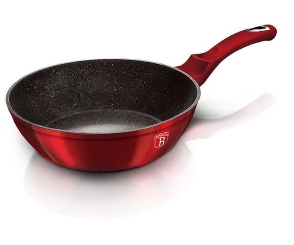 GRANIT STEEKPANA 24cm BERLINGER HAUS RED METALLIC LINE BH-1259
