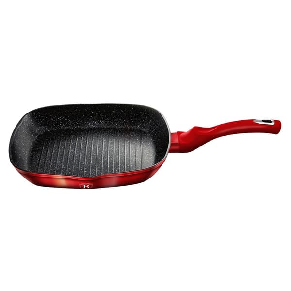 GRANIITTINEN GRILLIPUOJA 28cm BERLINGER HAUS RED METALLILINE LINE BH-1271