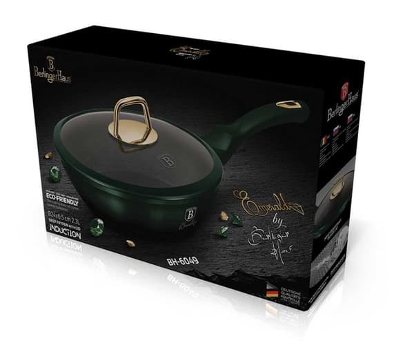 TITANIUM STEEKPANA BERLINGER HAUS 24cm BH-6049 EMERALD